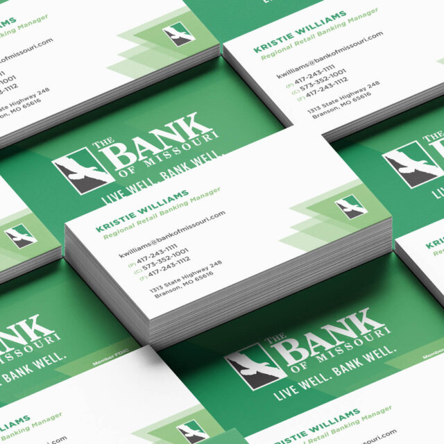 Bank of Missouri Business Cards