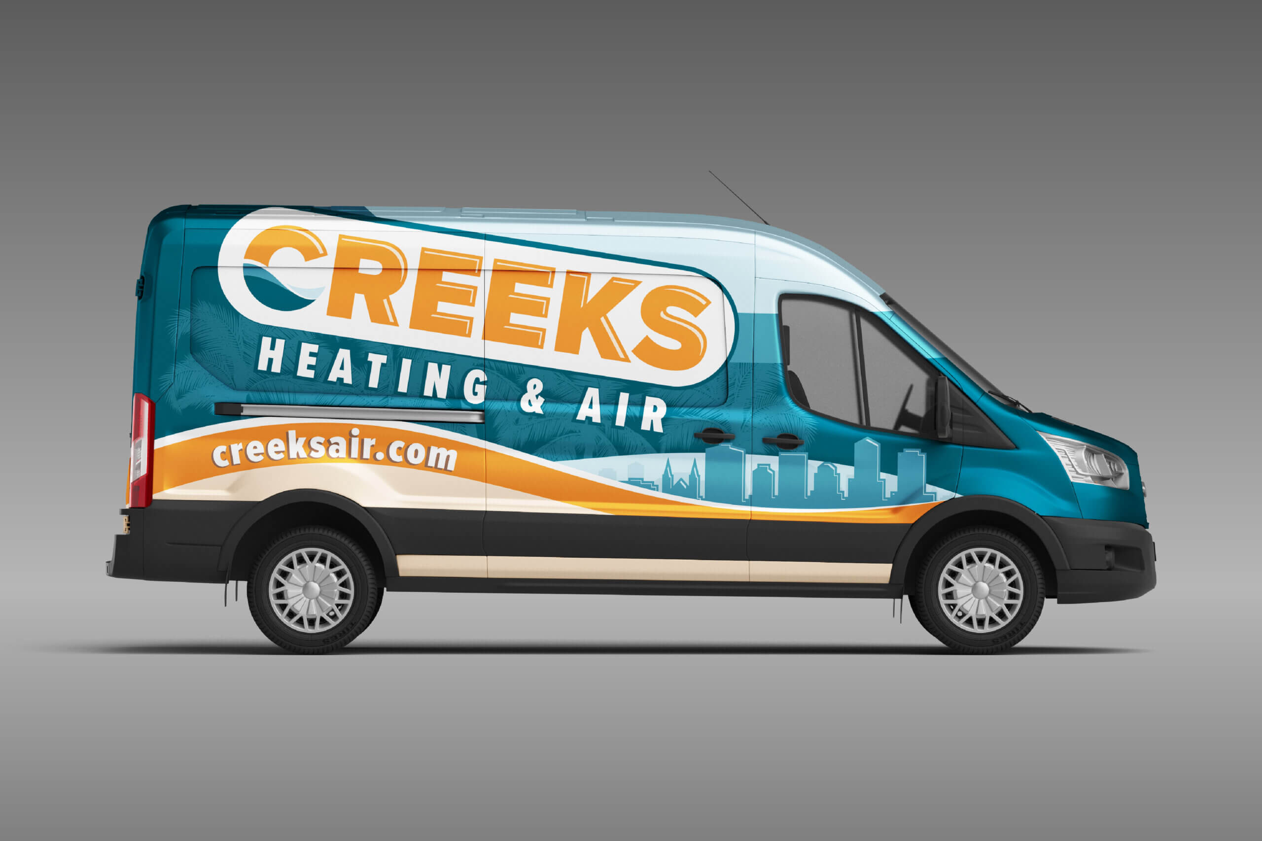 Creek Heating & Air Vehicle Wrap