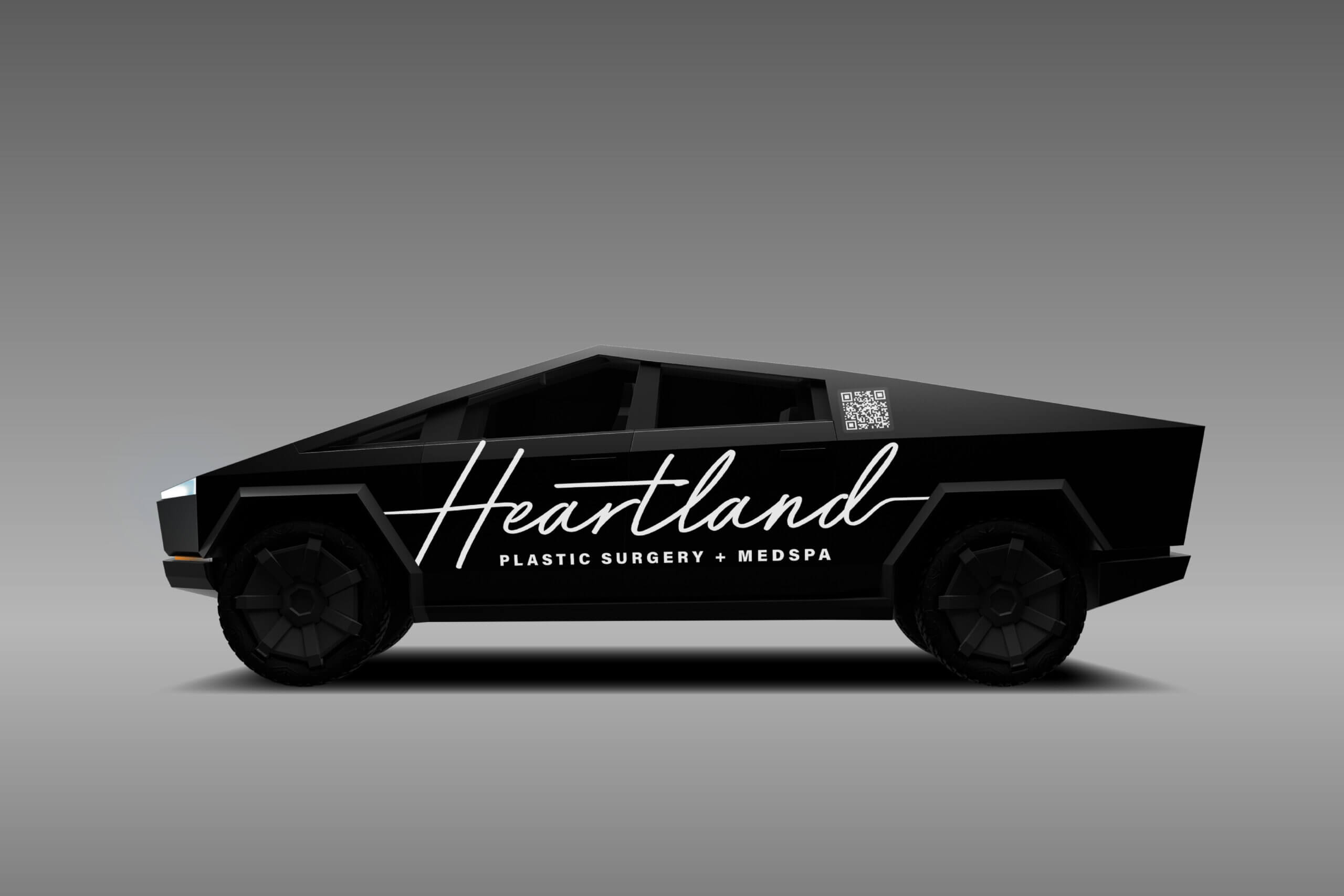 Heartland Cyber Truck Wrap