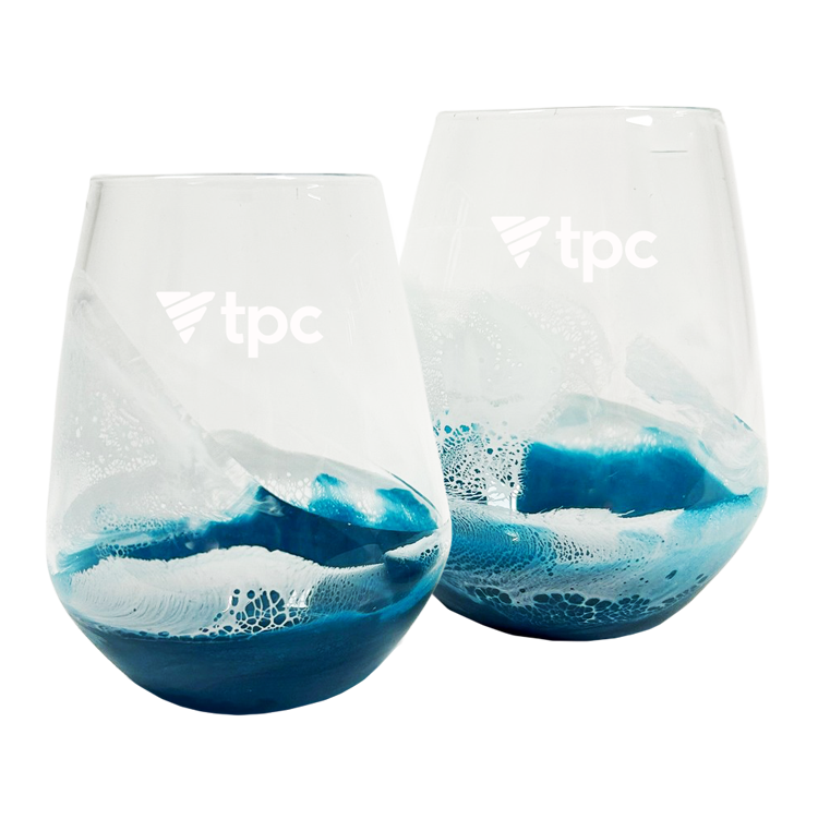Entertaining Glasses Set of 2 - Ocean Vibes
